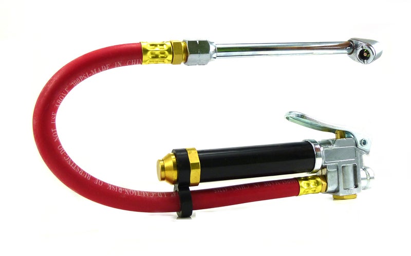 DYNAMIC POWER Dual Foot Chuck Inflator with 12â€œ Rubber Hose, 1/4" Female NPT. D-TG-6 - Image 2